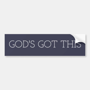 GOD'S GOT THIS AUTOAUFKLEBER