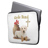 Gods Hand Welpe Laptopschutzhülle (Vorderseite Links)