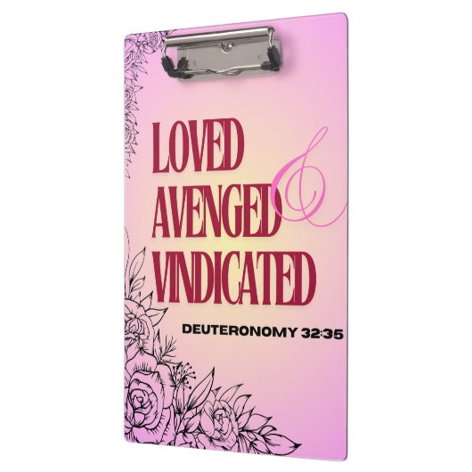 God's Help Daily Up Deuteronomy 32 Clipboard Klemmbrett (Links)