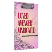 God's Help Daily Up Deuteronomy 32 Clipboard Klemmbrett (Rechts)