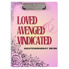 God's Help Daily Up Deuteronomy 32 Clipboard Klemmbrett