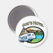 Gods Hotel Magnet (Vorderseite/Rückseite)