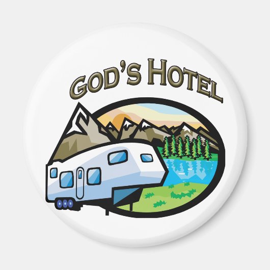 Gods Hotel Magnet (Vorne)