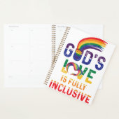 God's Love Is Fully Inclusive LGBTQ Ally Gay Pride Planer (Anzeige)