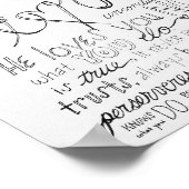 God's Love Poster (Ecke)