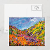 Gods Paintbox Postkarte (Vorne/Hinten)