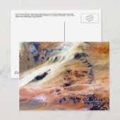 Gods Paintbrush Sahara Wüste Afrika Postkarte (Vorne/Hinten)