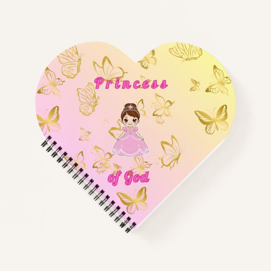 God's princess edition girls notizblock (Vorderseite)