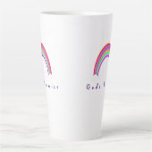 "Gods Promise" Regenbogen | Milchtasse (Vorderseite)