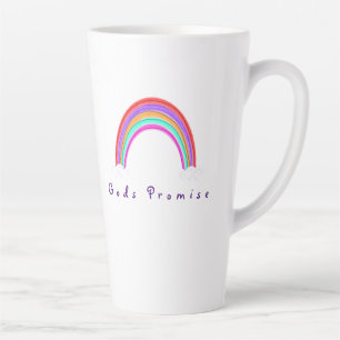 "Gods Promise" Regenbogen Milchtasse