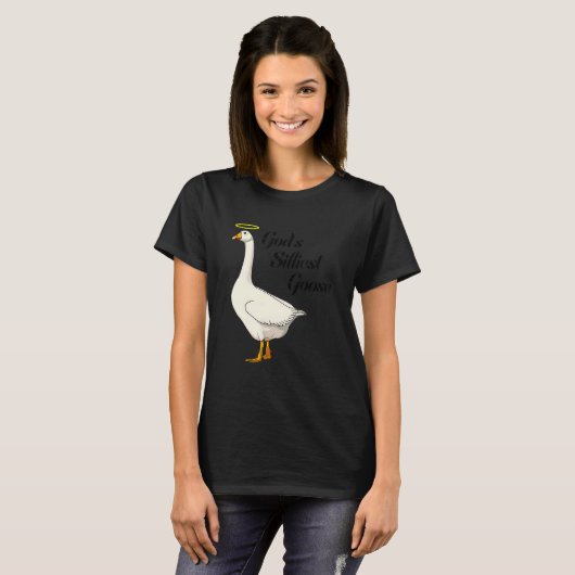 God's Silliest Goose Funny Duck Lovers_4 T-Shirt (Vorne ganz)