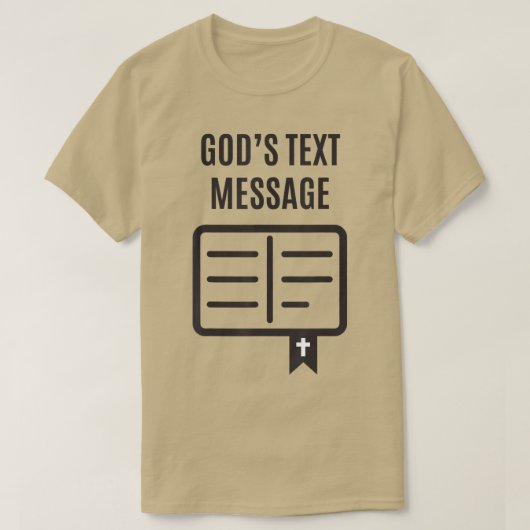 Gods Tet MessageBible Funny Christian  T-Shirt (Design vorne)