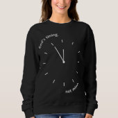 God's Timing Not Mine Faith  Inspirational Sweatshirt (Vorderseite)