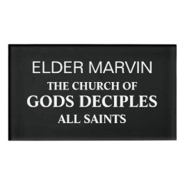 Gods Witness Personalized Namenschild