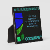 GodShape-Anweisung DESK EASEL - STAINGLAS Fotoplatte (Vorderseite)