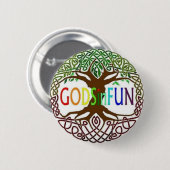 GODSinFUN Button (Vorne & Hinten)