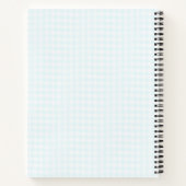 Godson Baptism Blue Child of God Personalisiert Notizblock (Rückseite)