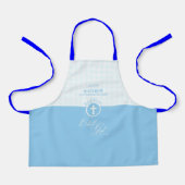 Godson Baptism Blue Child of God Personalisiert Schürze (Vorderseite)