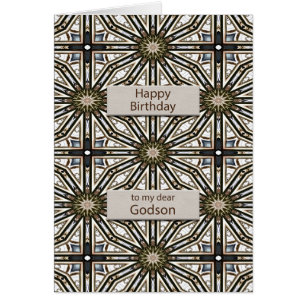 Godson Birthday Abstrakt Mandala Design