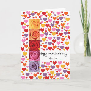 Godson Colored Valentine's Day Feiertagskarte