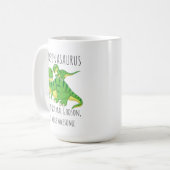 Godson Dinosaur Godsonasaurus Wie ein normaler God Kaffeetasse (Vorderseite Links)