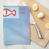 Godson, Erste Heilige Kommunion, Blau Geschirrtuch (Viertel Falte)