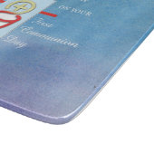 Godson, Erste Heilige Kommunion, Blau Schneidebrett (Ecke)