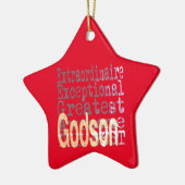 Godson Extraordinaire Keramik Ornament (Links)