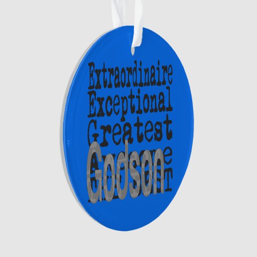 Godson Extraordinaire Ornament (Vorderseite)