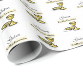 Godson First Communion Chalice Geschenkpapier (Rolleneckpunkt)