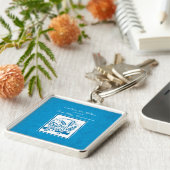 Godson First Communion, Weizen, Trauben Blau Schlüsselanhänger (Seite)