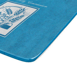 Godson First Communion, Weizen, Trauben Blau Schneidebrett