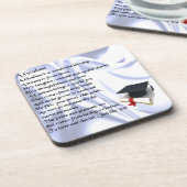 Godson Gedicht - Abschluss Design Getränkeuntersetzer (Linke Seite)