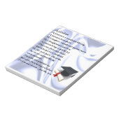 Godson Gedicht - Abschluss Design Notizblock (Rotiert)