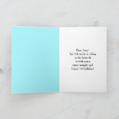 Godson Happy 1. Geburtstag Teddy Bear Fireruck Karte (Innenseite)