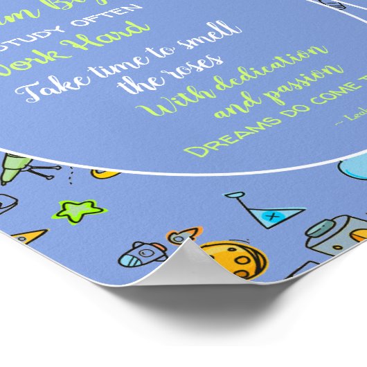 Godson Motivierend Enmutigation Geschenk personali Poster (Ecke)