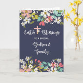 Godson und die Familiensegnungen des Risen Christi Karte (Gelbe Blume)