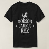 Godson von Godmutter Funny Saurus Geschenk T-Shirt (Design vorne)
