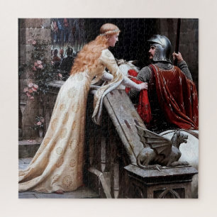 „Godspeed“ Mittelalterliches Gemälde von Edmund Bl Puzzle