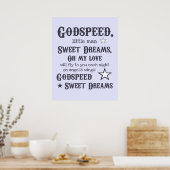 Godspeed, Sweet Dreams Poster (Küche)