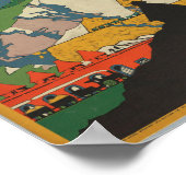 Godstone, Surrey, England Vintage Travel Poster (Ecke)