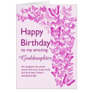 Godtochter Birthday Butterflies