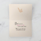 GodTochter Birthday Butterfly Karte (Innenseite)