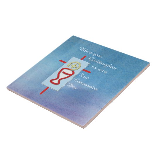 Godtochter, Erste Heilige Kommune, Türkis Fliese (Seite)