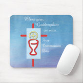 Godtochter, Erste Heilige Kommune, Türkis Mousepad (Mit Mouse)