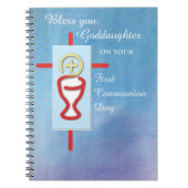 Godtochter, Erste Heilige Kommune, Türkis Notizblock (Vorderseite)