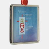 Godtochter, Erste Heilige Kommune, Türkis Ornament Aus Metall (Rechts)