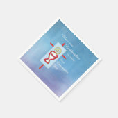 Godtochter, Erste Heilige Kommune, Türkis Serviette (Ecke)