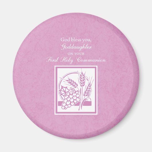 Godtochter Erste Kommune, Rosa Magnet (Vorne)