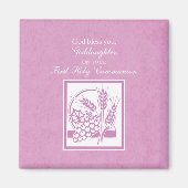 Godtochter Erste Kommune, Rosa Magnet (Vorne)